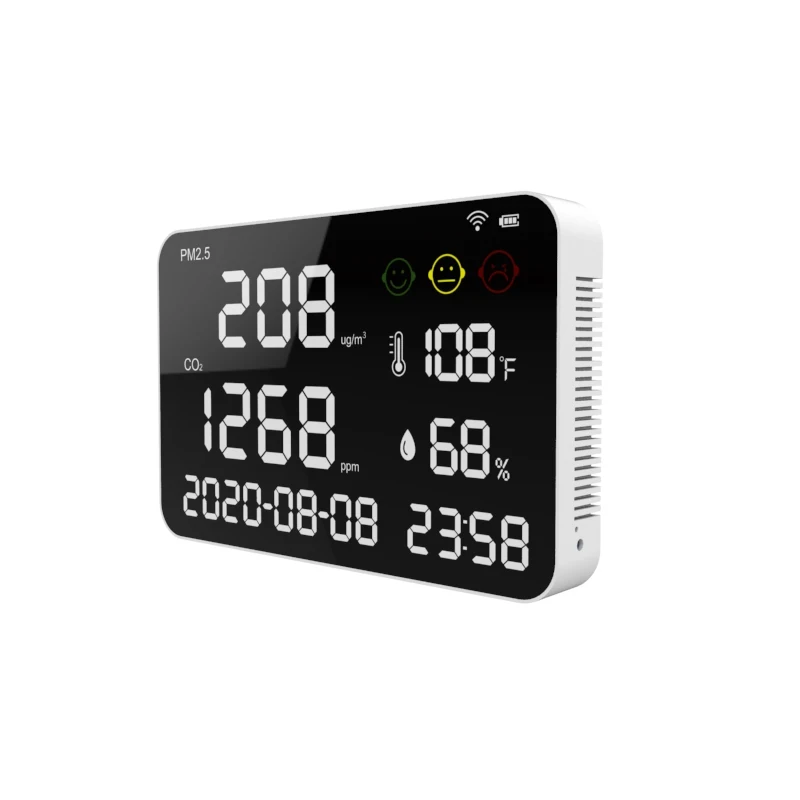 

Multi-function Digital Display Indoor Outdoor CO2 Detector co2 meter High Accuracy Air Quality Monitor Gas Detector Japan