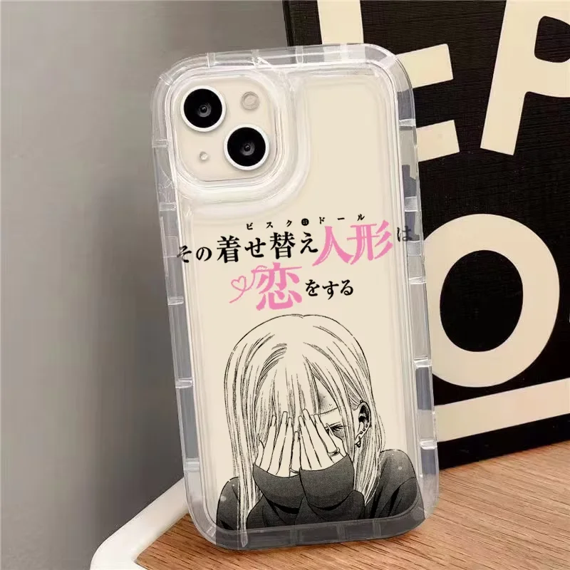 Чехол для телефона My Dress-Up Darling для iPhone 17 Air 16 e 15 14 13 12 11 Pro Max Plus Min SE 2020 2022, амортизатор Marin Kitagawa (art.: 3920d476bcaf2) - 3920d476bcaf2