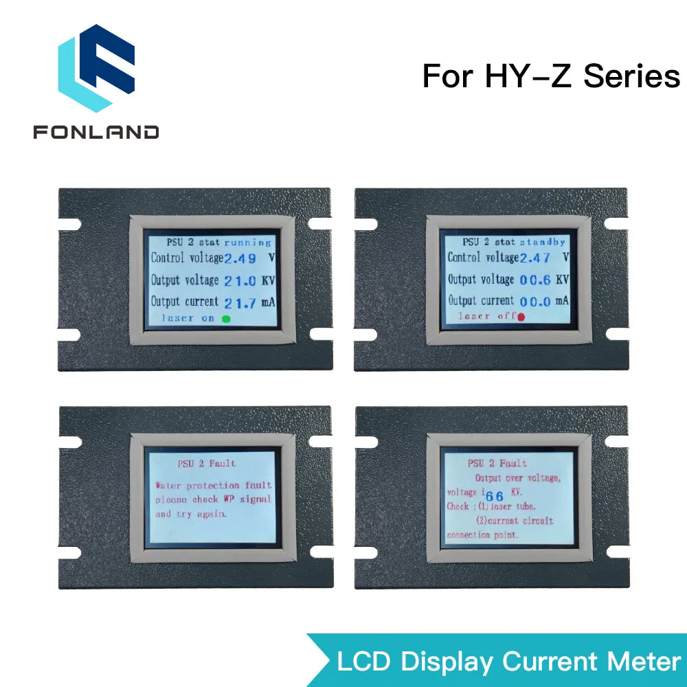 FONLAND CO2 Laser Power Supply LCD Display Current Meter External Screen for HY-Z Series enlarge