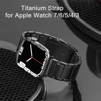 titanium watchband for iwatch 7 6 se 5 4 3 serie titanium strap for apple watch 44mm 42mm 40mm 38mm 45mm wrist replacement strap