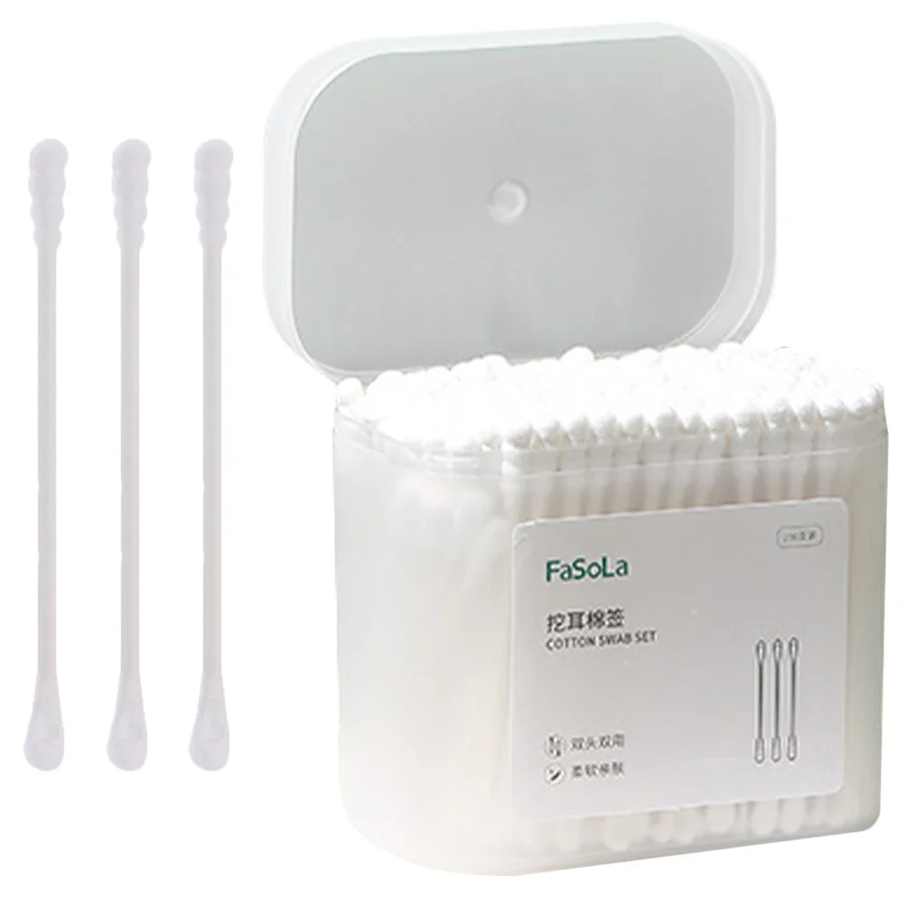 

Baby Cotton Swabs Make Eyelash Ear Cleaner Absorbent Makeup Used Sterile Tipped Applicators Ear- Picking Cleaning Sticks