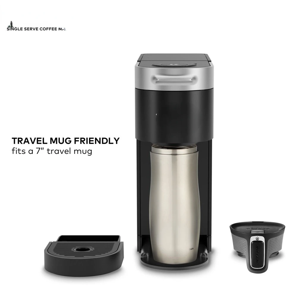 

Slim Single Serve K-Cup Pod Coffee Maker, MultiStream Technology, Black