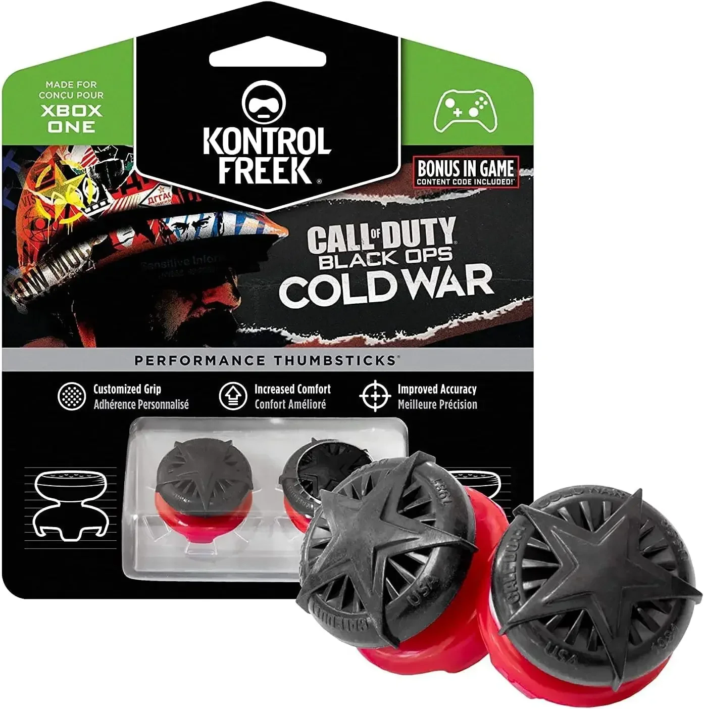 KontrolFreek Call of Duty: Black Ops командные аналоговые стики для Xbox One и серии X | 2 высокие