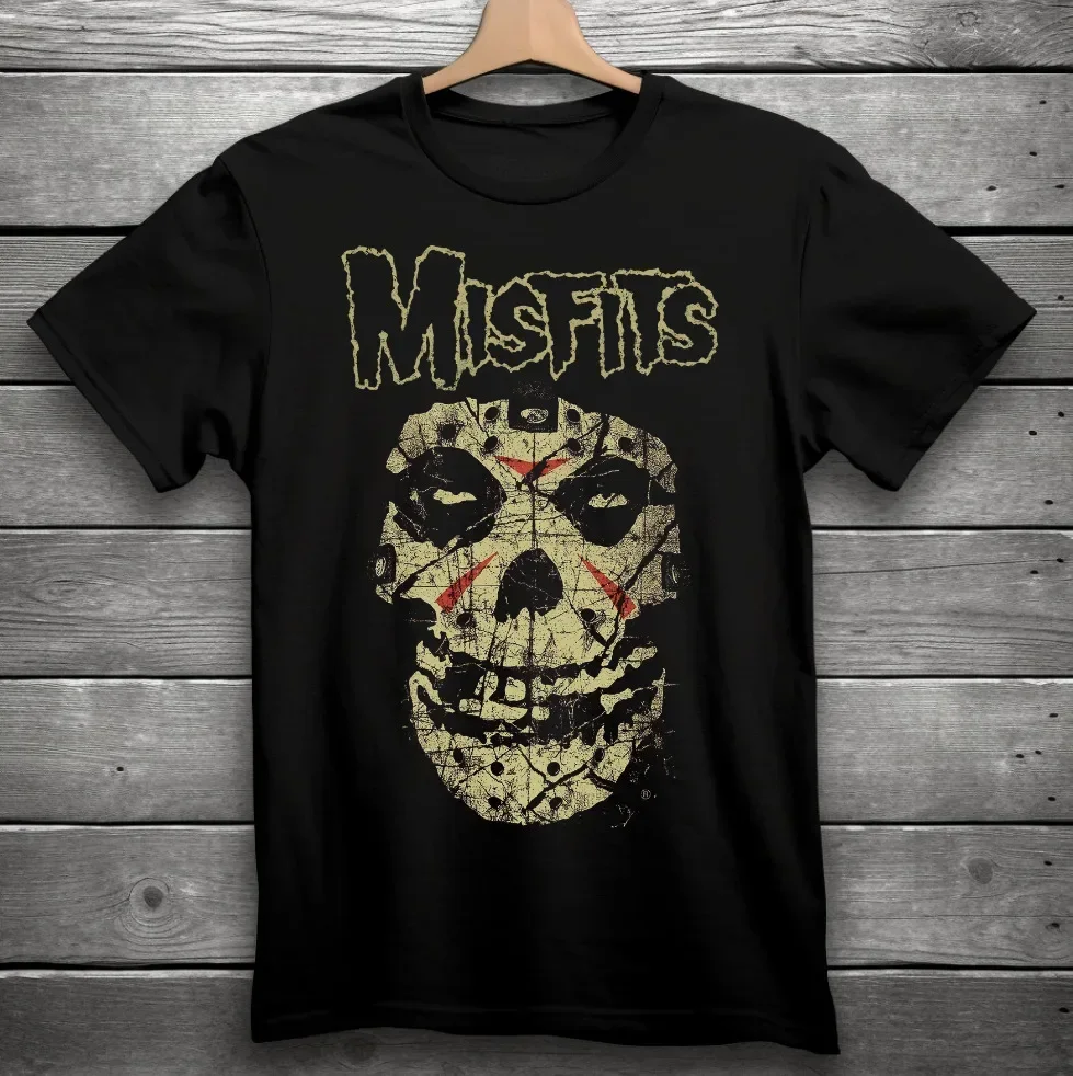 Черная футболка Misfits Джейсона вурхеса в стиле панк рок