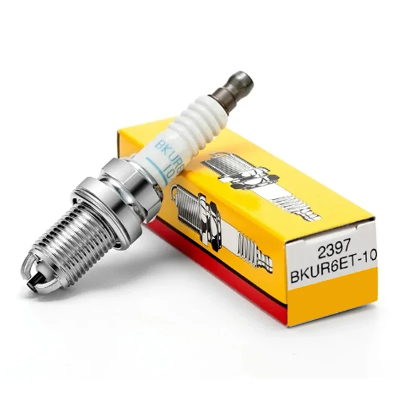 

4/6 шт. 2397 BKUR6ET-10 никелевая свеча зажигания для Volkswagen Beetle Jetta Golf 2.0L Mercedes-Benz C230 Audi A4 A6 90 100 Quattro