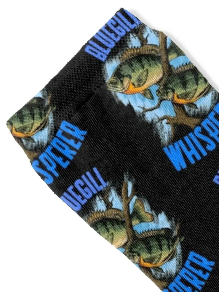 Забавные рыболовные носки Bluegill дизайнерские забавные для футбола мужские