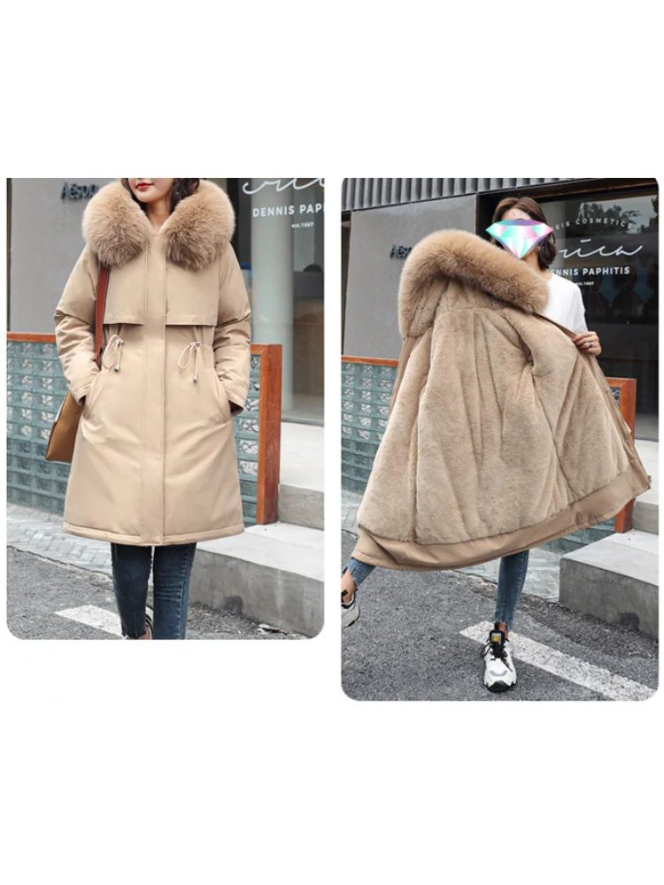 Рисунок 4 - Женская зимняя парка с меховым воротником и ремешком