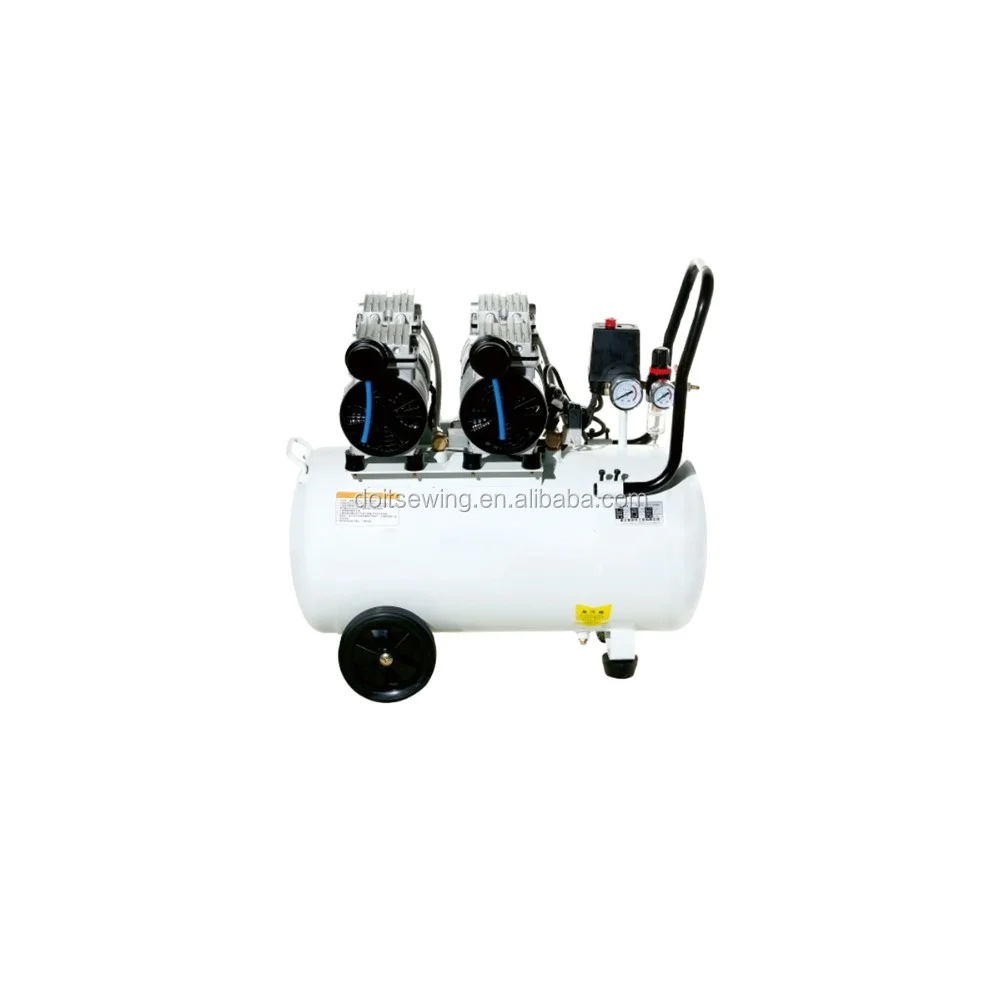 

DT600H-50 double-head oil- free silent air compressor price