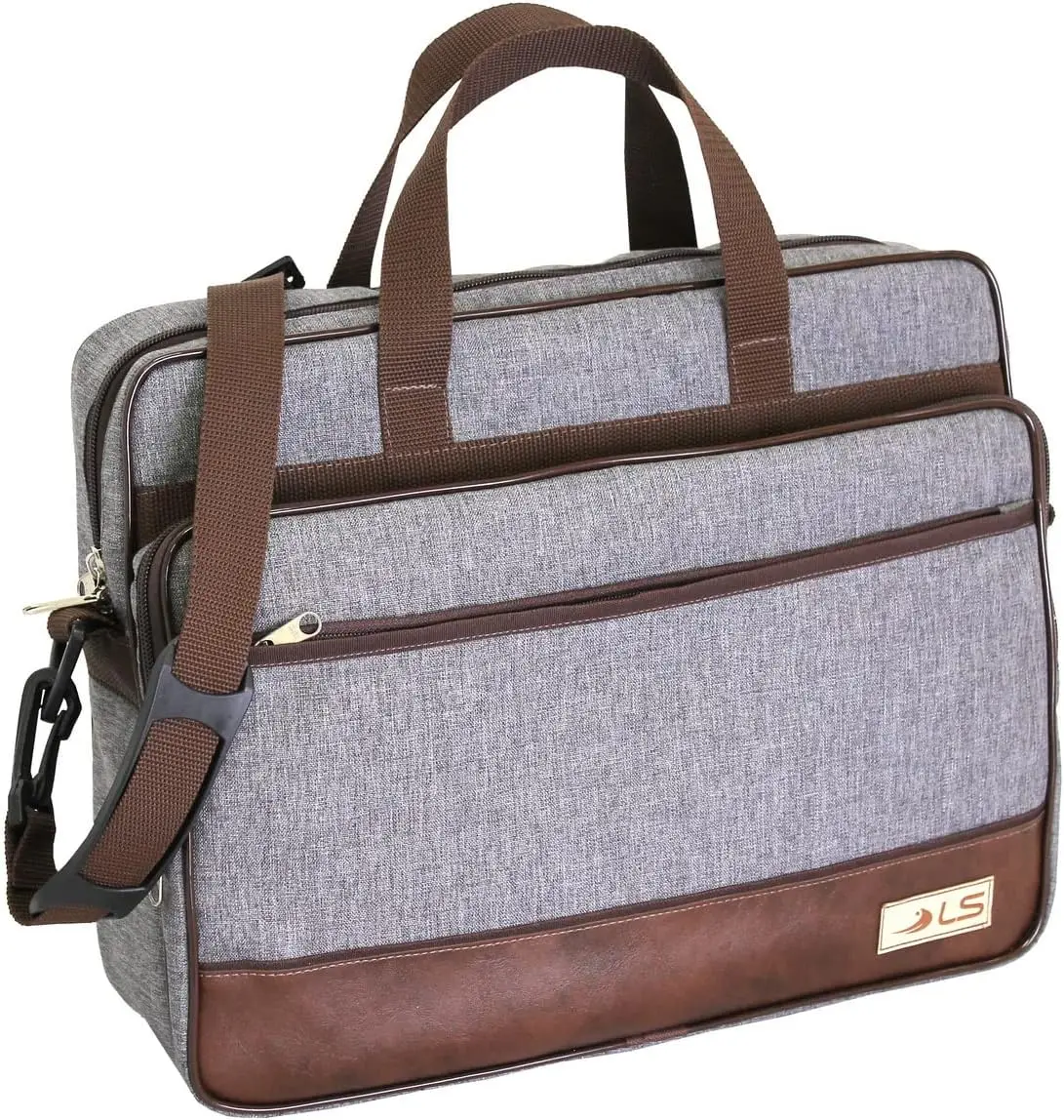 

. "Elegante mescla de Pasta Bolsa Cinza e Marrom para Notebook de 15.6" - o Perfecto Artigo PN5548!