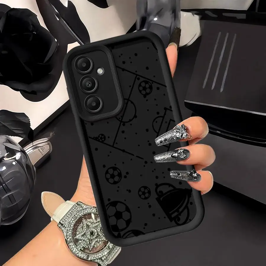 Чехол для телефона с рисунком футбольного мяча для Samsung Galaxy A57 A21s A24 A73 A36 A56 A25 A26 A32 A22 A54 A55 A35 A52 (art.: 3920db3107ea4) - 3920db3107ea4