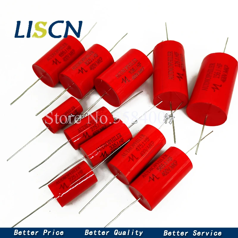 

2 шт. аудиофильские конденсаторы LISCN MKP 400В 0.1-47 мкФ
