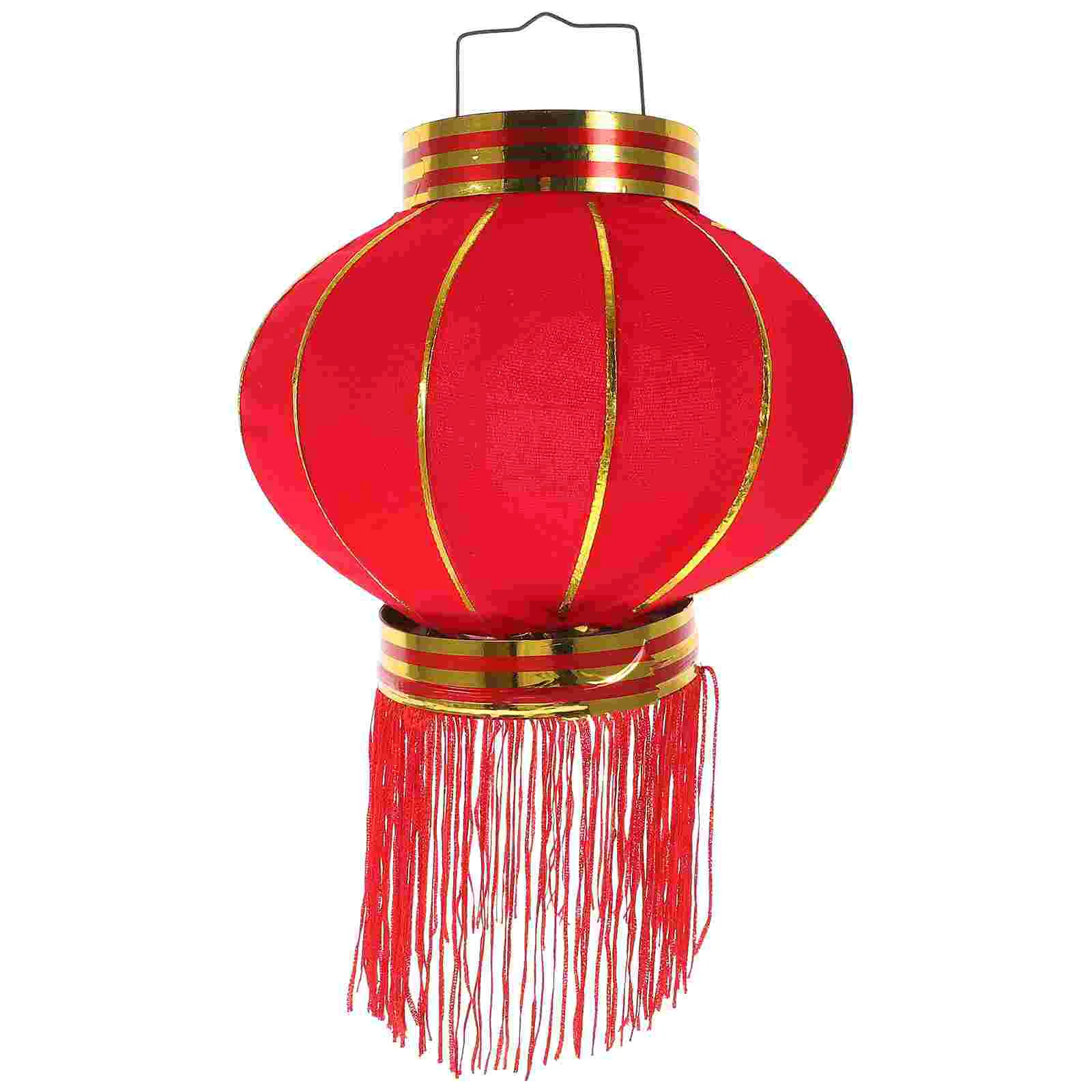 

Lantern Hanging Year Chinese Festival New Red Ornament Ceiling Lamp Luckyrabbit The Lanterns Flocking Spring Decorations