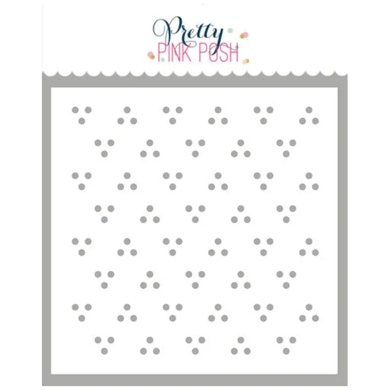 

Swiss Dots Layering Stencils Scrapbook Diary Decoration Embossing Template Diy Greeting Card Photo Album 2023 New Arrivals