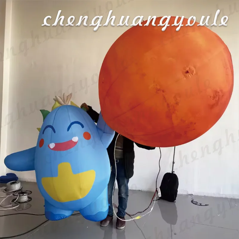 Надувной монстр с лампой оксфорд