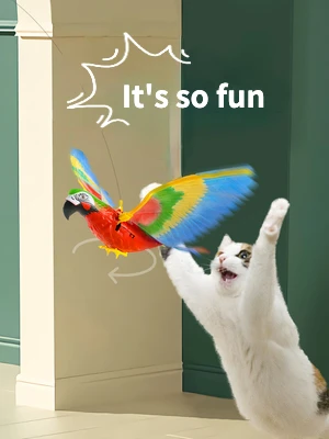 

Hot Selling Pet Cat Interactive Toys Electric Toys Hanging Door Toys Imitation Bird Eagle Toys Accessories for Cats Items Home