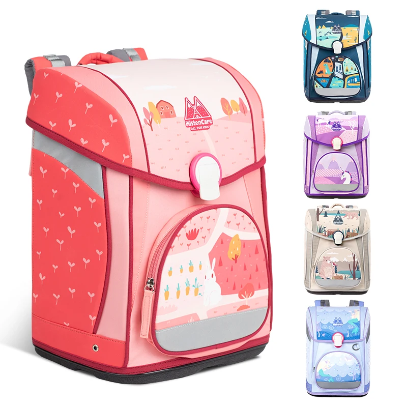 Stress relief  bag Grade three, four and six boy Primary school student Protect the spine light girl Children's backpack
