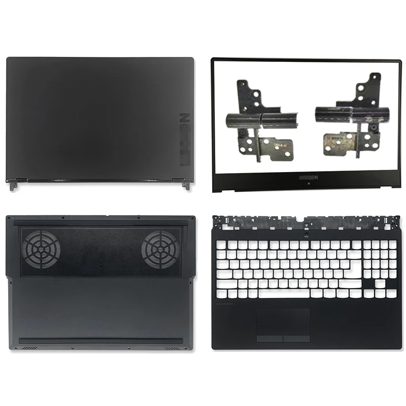 

New For Lenovo Legion Y530-15ICH Y530 Y7000 Laptop LCD Back Cover Front Bezel Hinges Palmrest Bottom Case AP17L000110 Black