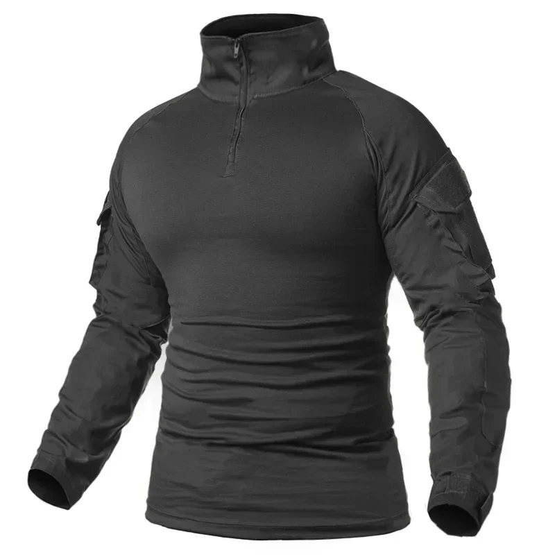 Новинка 2024 Мужская камуфляжная Зеленая форма Мультикам тактическая рубашка