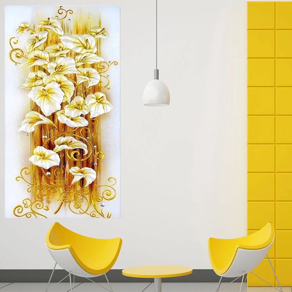 

1 pc Kit Rhinestone Hallway Lily DIY Cross Stitch Pictures Drawing Craft