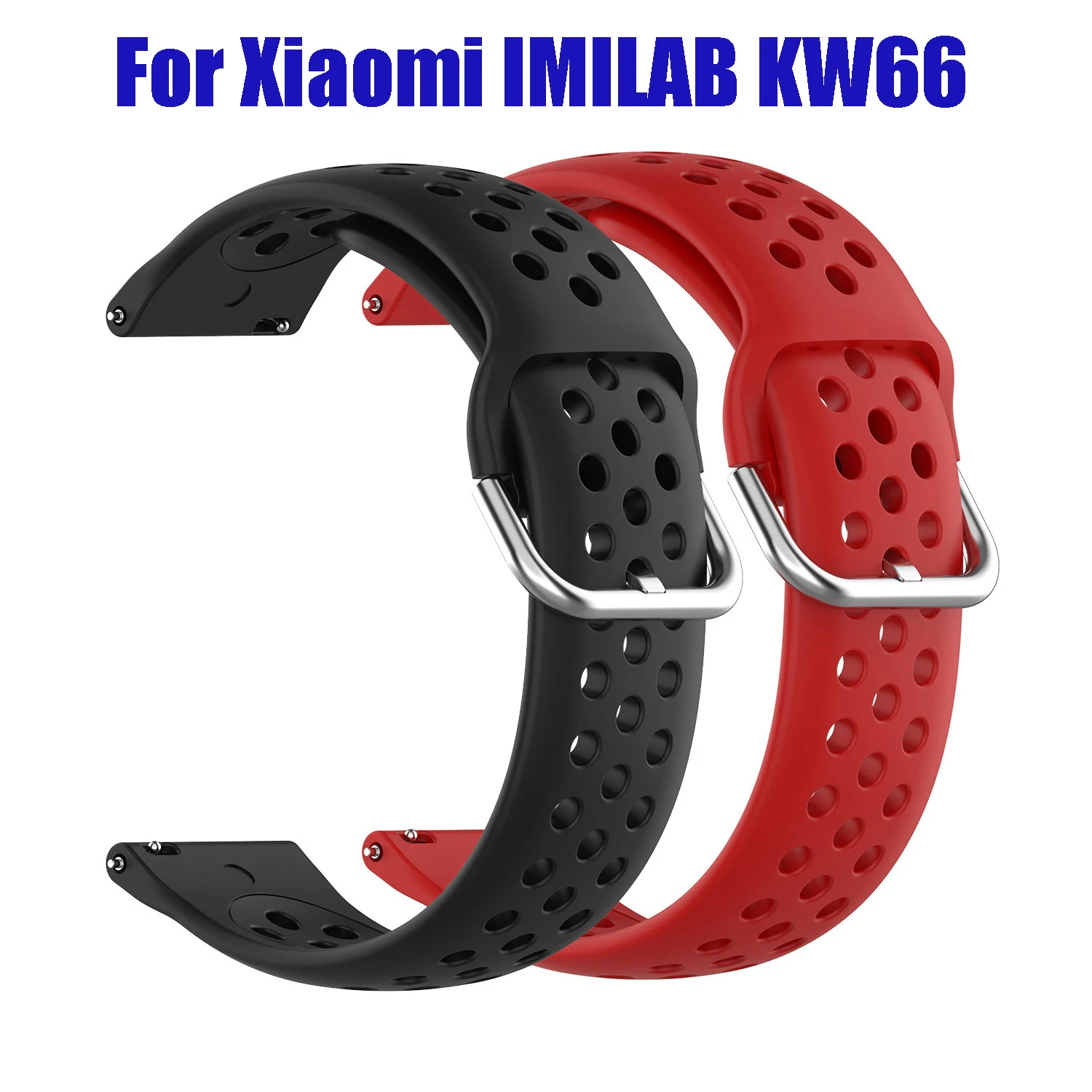 

Ремешок силиконовый для Xiaomi IMILAB KW66, спортивный браслет для imilab kw66, быстросъемный браслет, аксессуары для наручных часов