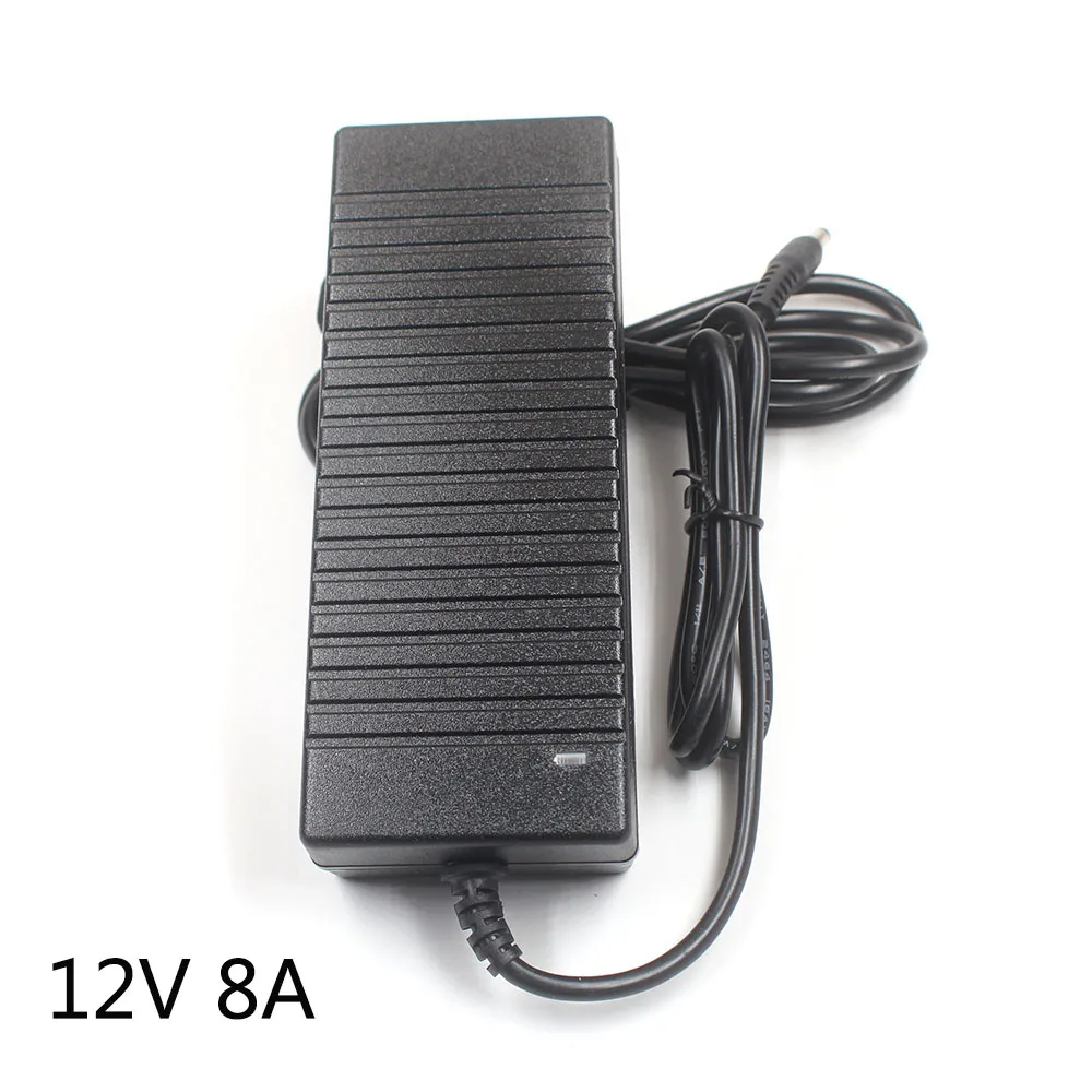 

1PCS High quality AC Converter Adapter DC 12V 8A 96W LED Power Supply Charger for 5050/3528 SMD LED Light or LCD Monitor CCTV