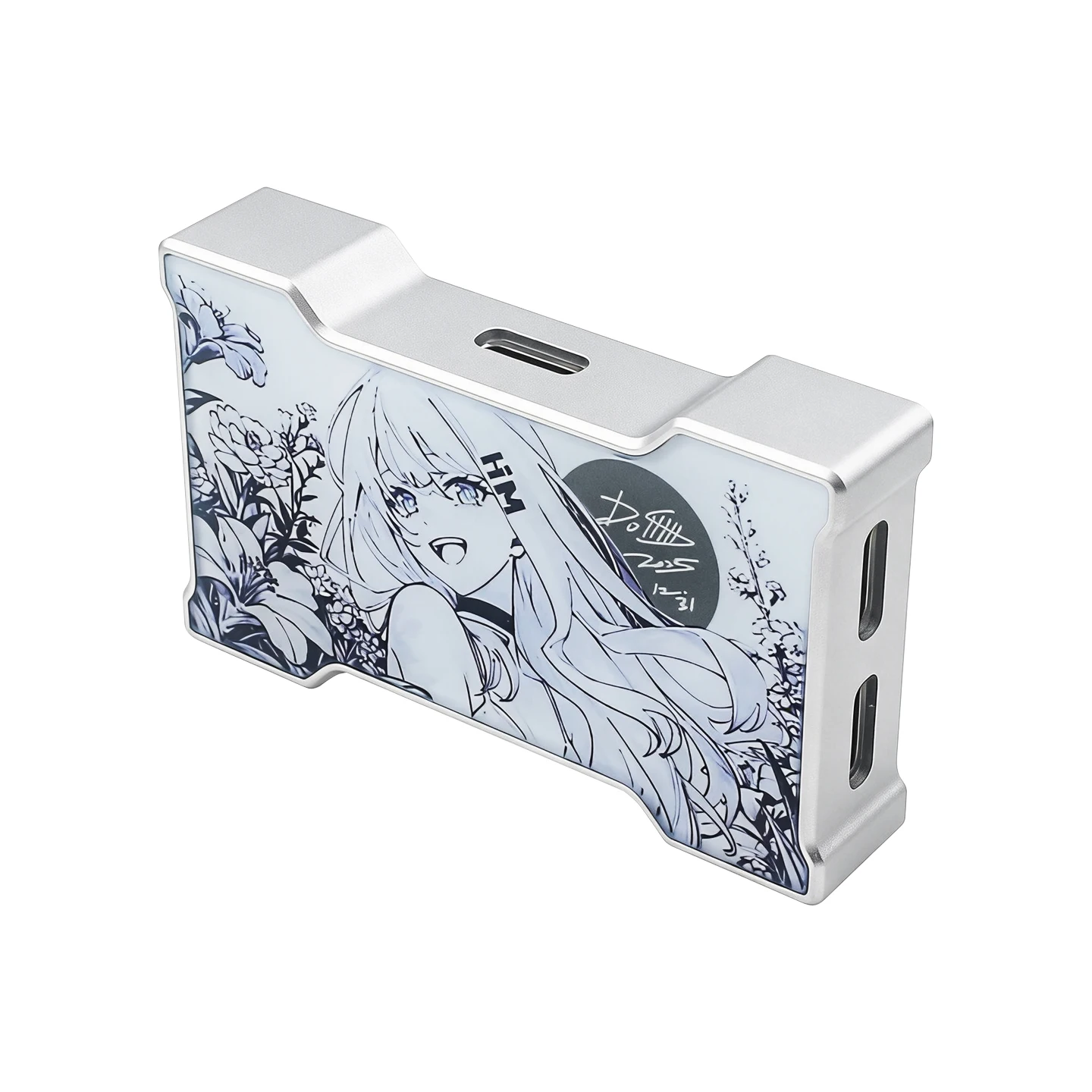 Фото HMLAB Hub-Little Gaming True 8K 2-3-портовый док-станция-концентратор USB с архитектурой MTT, корпус из алюминиевого сплава с ЧПУ и RGB-подсветкой №3