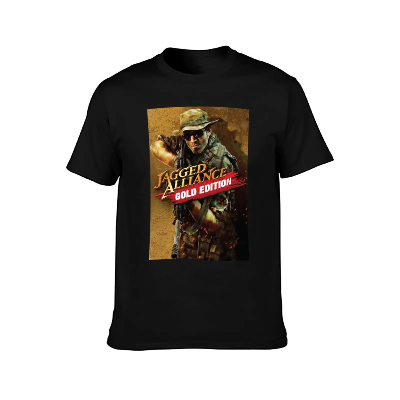 Фото Футболка Jagged Alliance Gold Edition, мягкая базовая хлопковая футболка с короткими рукавами №2