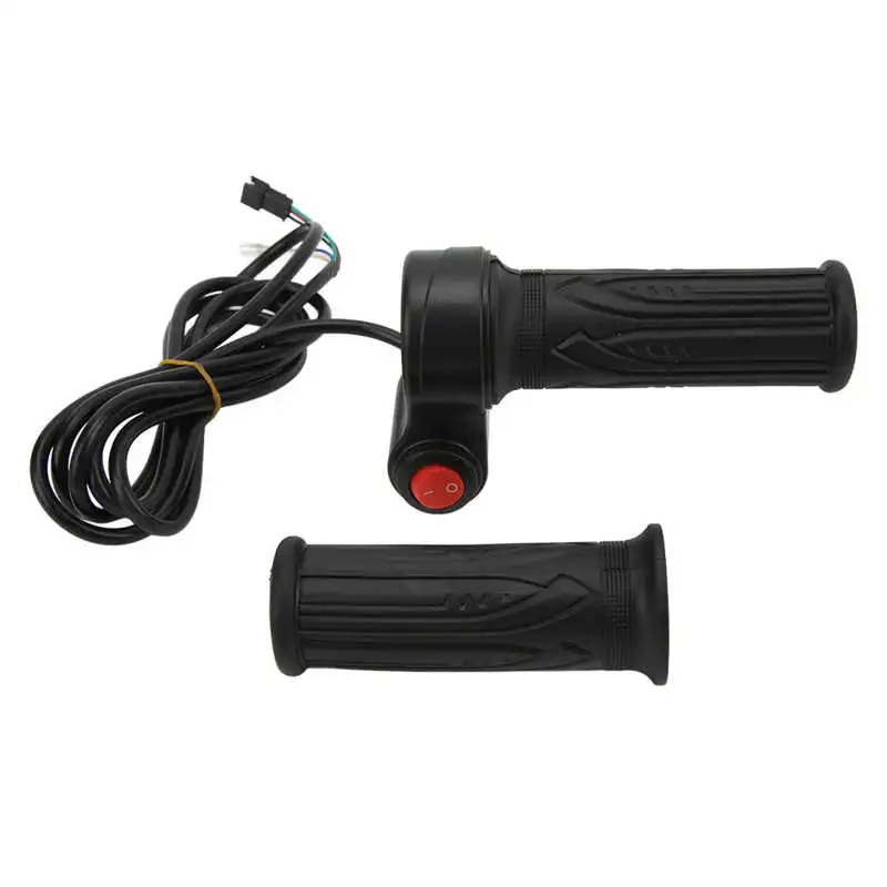 

Electric Bicycle Accelerator Handlebar Electric Bicycle Throttle Grip Long Service Life Strong for Electric Bicycle