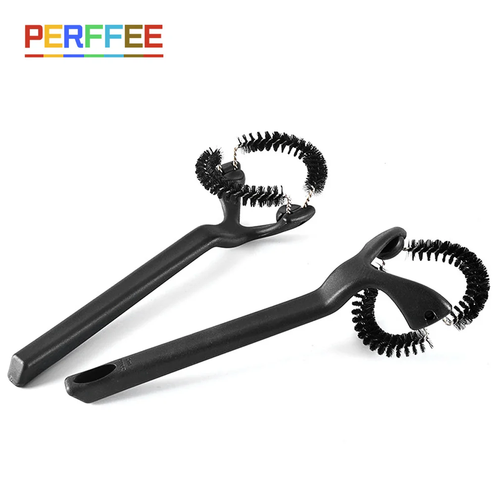 51/58mm Espresso Coffee Machine Cleaning Brush Replaceable Head Coffee Maker Cafe Grinder Cleaner Brewing Head Cleaning Tool