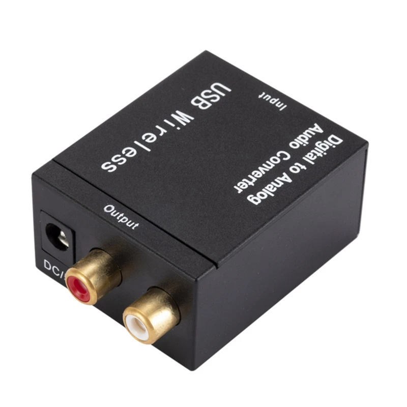 1 Set Support Bluetooth Optical Fiber Decoder Coaxial Signal To RCA R/L Audio SPDIF DAC
