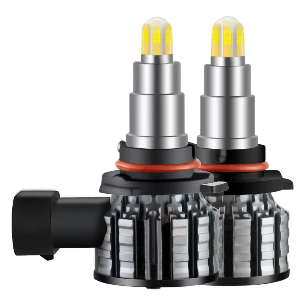 

Impact Resistant 2Pcs Durable 4000LM White Light LED Car Lamp Sturdy Headlight Bulb Plug-Play for Automobile
