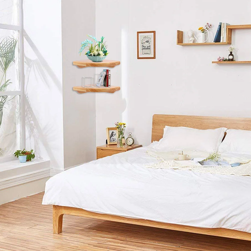 

1 Set of Floating Corner Shelf Multi-functional Floating Wall Shelf Holder Shelf