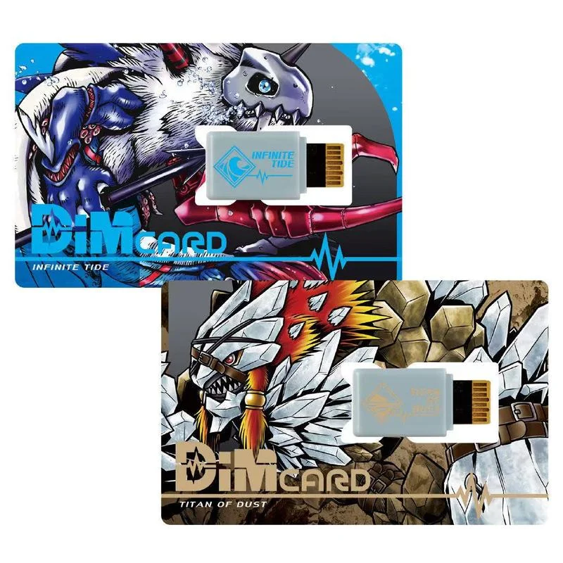 20th bandai anime digimon aventura digivice vida v-mon weregurumon vorvomon pulseira relógio cartão dim coleção limitada