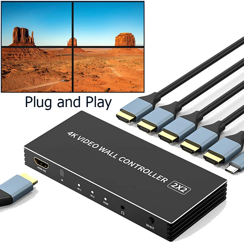 

RULLZ 4K 2x2 HDMI видеоконтроллер