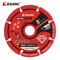 ezarc diamond cutting wheel 125mm x 1 2mm x22 23mm diamond cut disc for metal cut off wheel with 5000 cuts on steel rebar iron