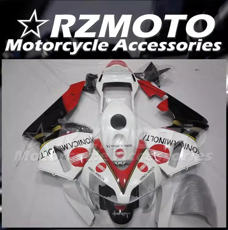 

New ABS Whole Motorcycle Fairings Kit Fit For HONDA CBR600RR F5 2003 2004 03 04 Bodywork Set Red White
