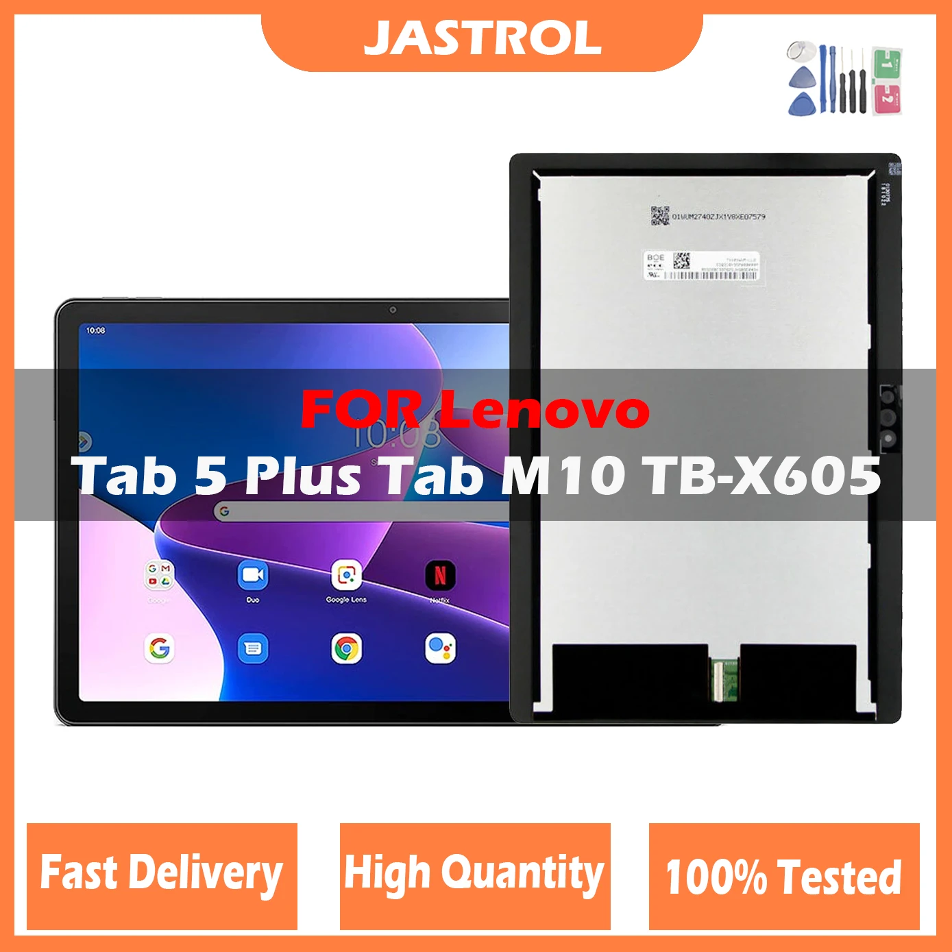 Оригинальный ЖК-дисплей для Lenovo X605 Tab 5 Plus M10 TB-X605L TB-X605F TB-X605M TB-X605 с цифровым