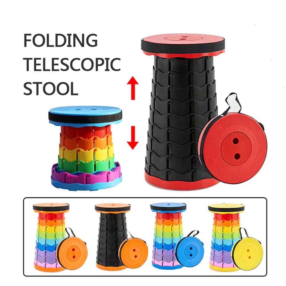 Портативный выдвижной стул для кемпинга рыбалки с регулируемой высотой |