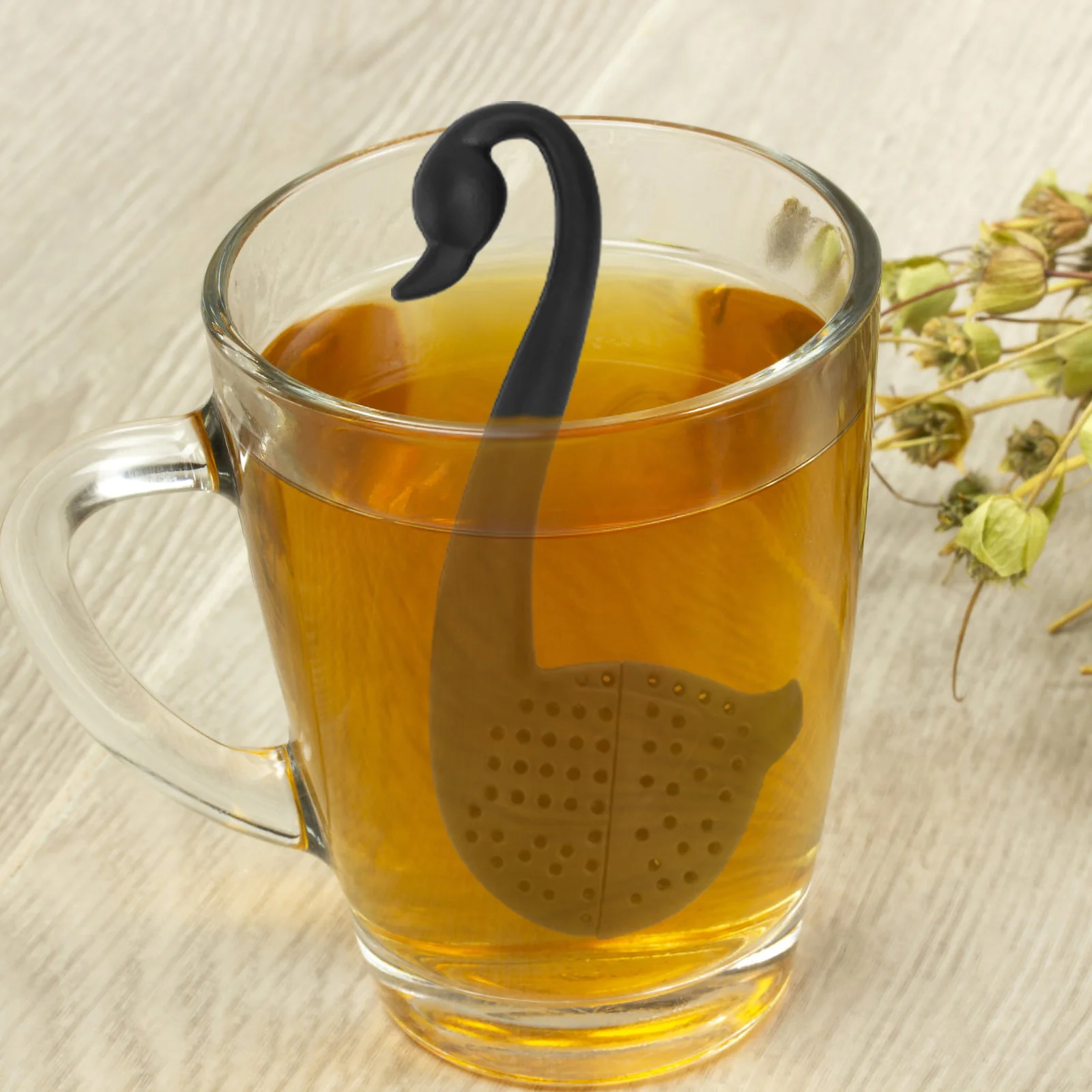 Лебедь подвесное сито шариковый заварочный инструмент для процеживания