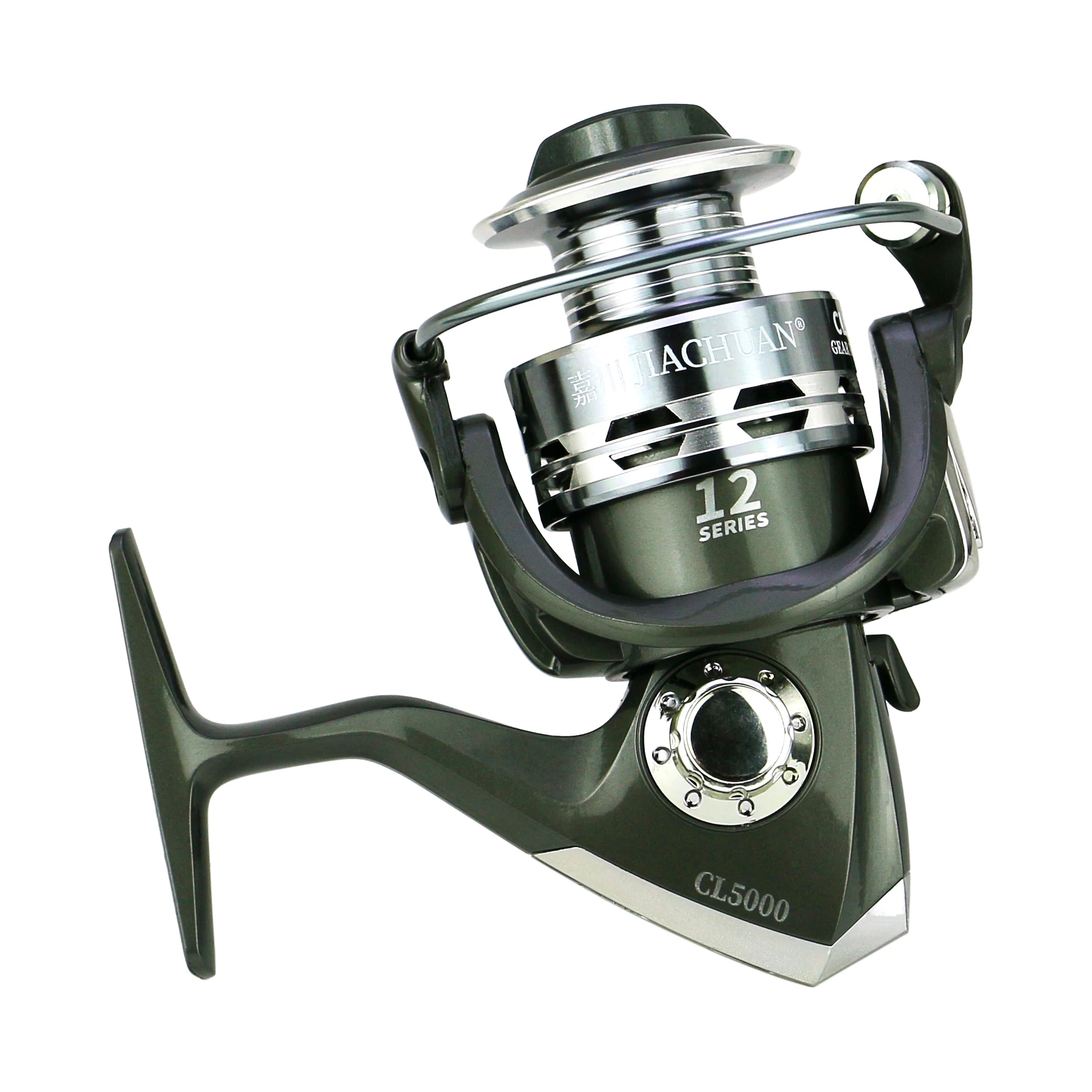 Катушка рыболовная металлическая с подшипником 12 шарикоподшипников