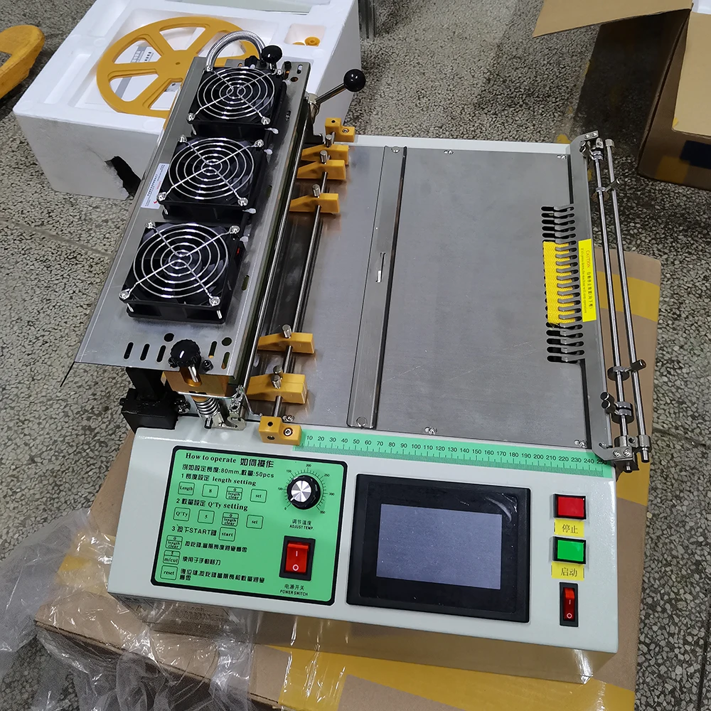 

Computer Automatic Cold Cloth Belt Cutting Machine Magic Adhesive Tape Zipper Webbing Machine Elastic Belt Cutting
