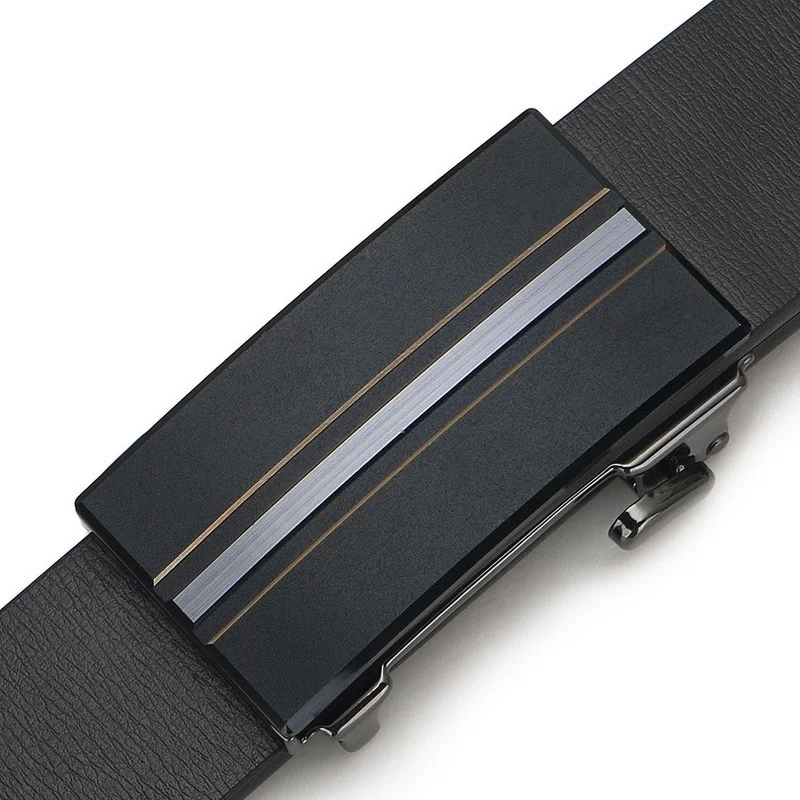 

Men's Leather Belts with Automatic Buckle Belts and Cowhide Korean Casual Men's Belts