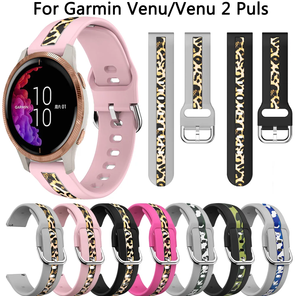 

Силиконовый ремешок 20 мм для смарт-часов Garmin шнур 2 Plus/шнур SQ, сменный ремешок для смарт-часов Vivoactive 3t Vivomove HR 245 Easyfit