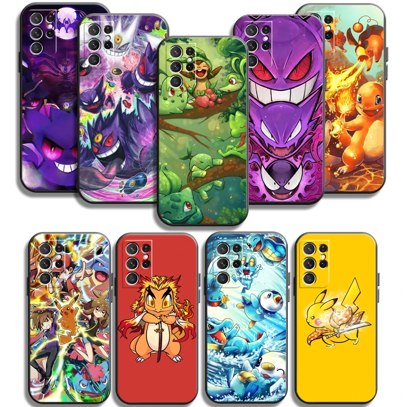 

Pokemon Cute Pikachu Phone Cases For Samsung Galaxy S20 FE S20 Lite S8 Plus S9 Plus S10 S10E S10 Lite M11 M12 Soft TPU Funda