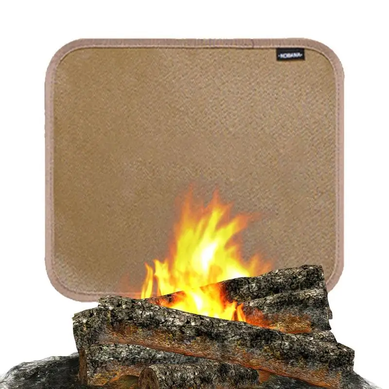 

Welding Blanket Fiberglass Fire Pits Mat Hearth Pad Heat Resistant 2012 Degree Camping Wood Stove Protect Floor Sparks Embers