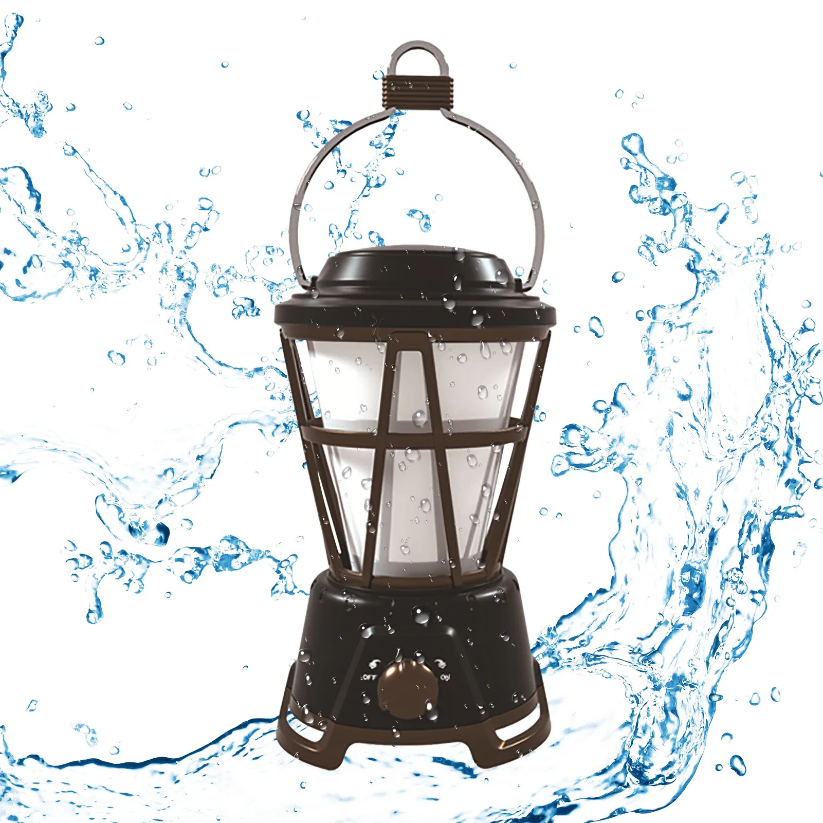 

Vintage Camping Lantern Waterproof Lanterns For Patio Outdoor Use Small Night Light Decorative Lanterns Battery Powered For
