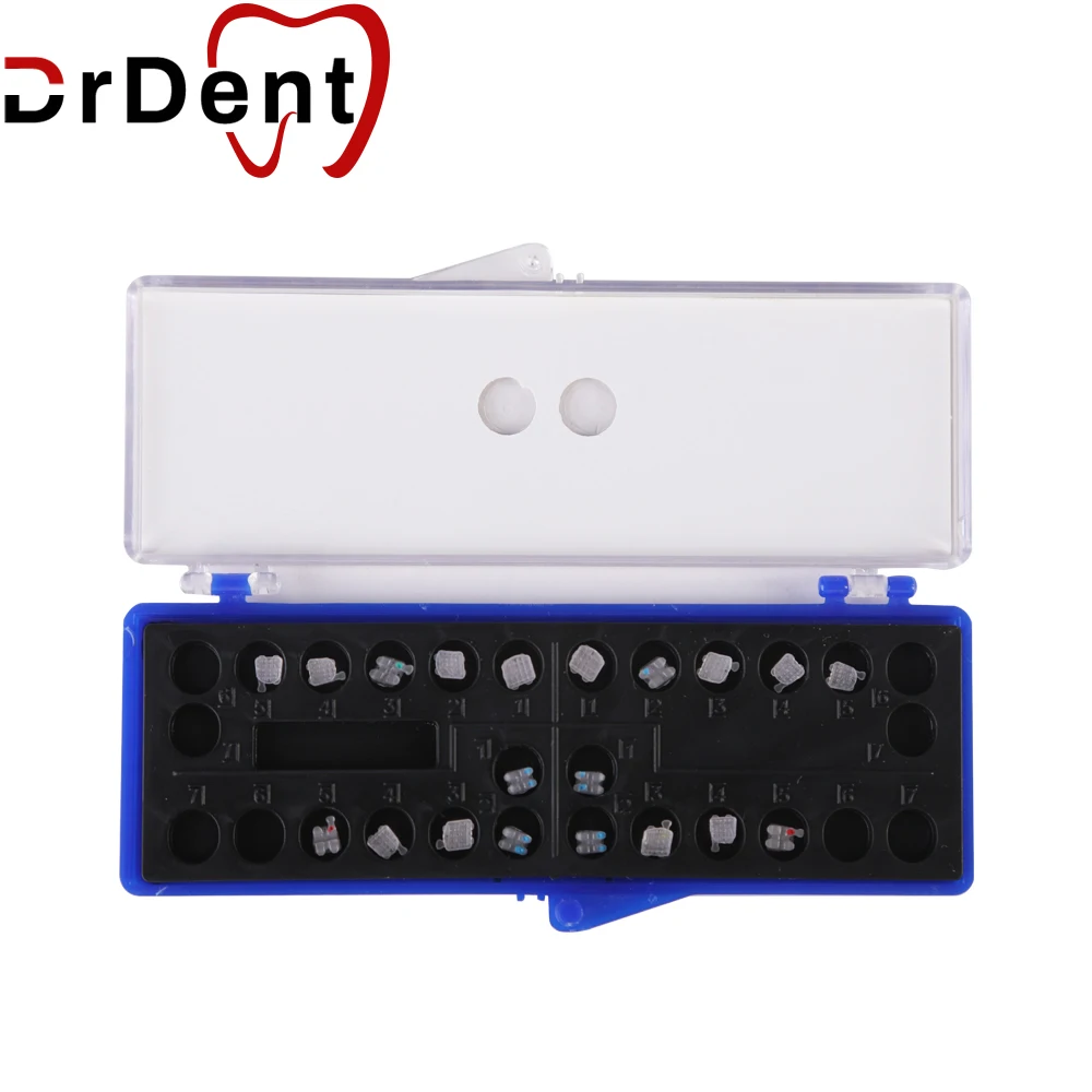 

100pcs/5Set Orthodontic Ceramic Brackets 345 Hooks MBT/Roth 0.022 Dental Ortodoncista Brace
