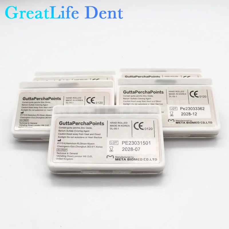 GreatLife Dent Dental Gutta Percha Points 0 02 04 06 Эндокорневые наконечники для обработки корневых