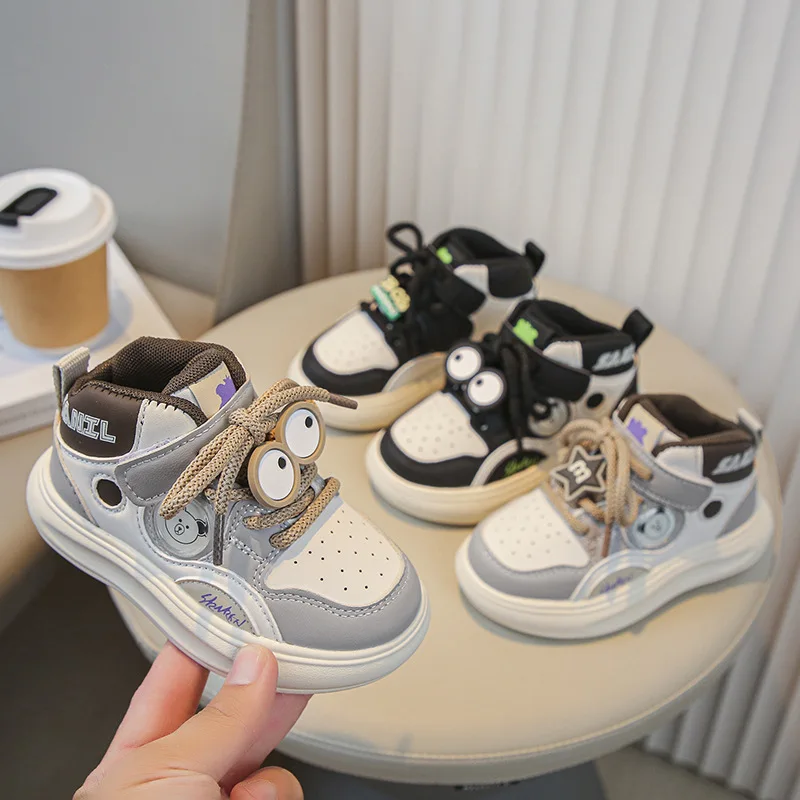 

Детские кроссовки для мальчиков и девочек, мультяшная Нескользящая повседневная обувь, новинка осень 2023, дышащая Спортивная обувь для мальчиков, обувь для мальчиков