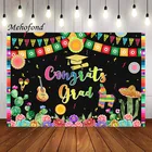 Фон для фотосъемки Mehefond, поздравление, градиент, мексиканская выпускная вечевечерние, флаги, крышка, гитара, фотостудия